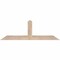 Ekena Millwork Portland Smooth Timber Gable Bracket, Douglas Fir, 48"W x 16"H x 3 1/2"D x 3 1/2"F, 8/12 Pitch GBW048X16X0404POR00SDF - alternate 1